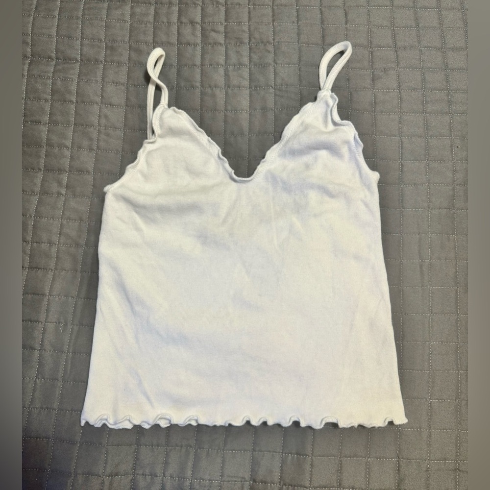 Brandy Melville white Nicolette top